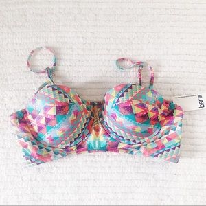 🦋Bar lll Tribal Print Bikini Top🦋